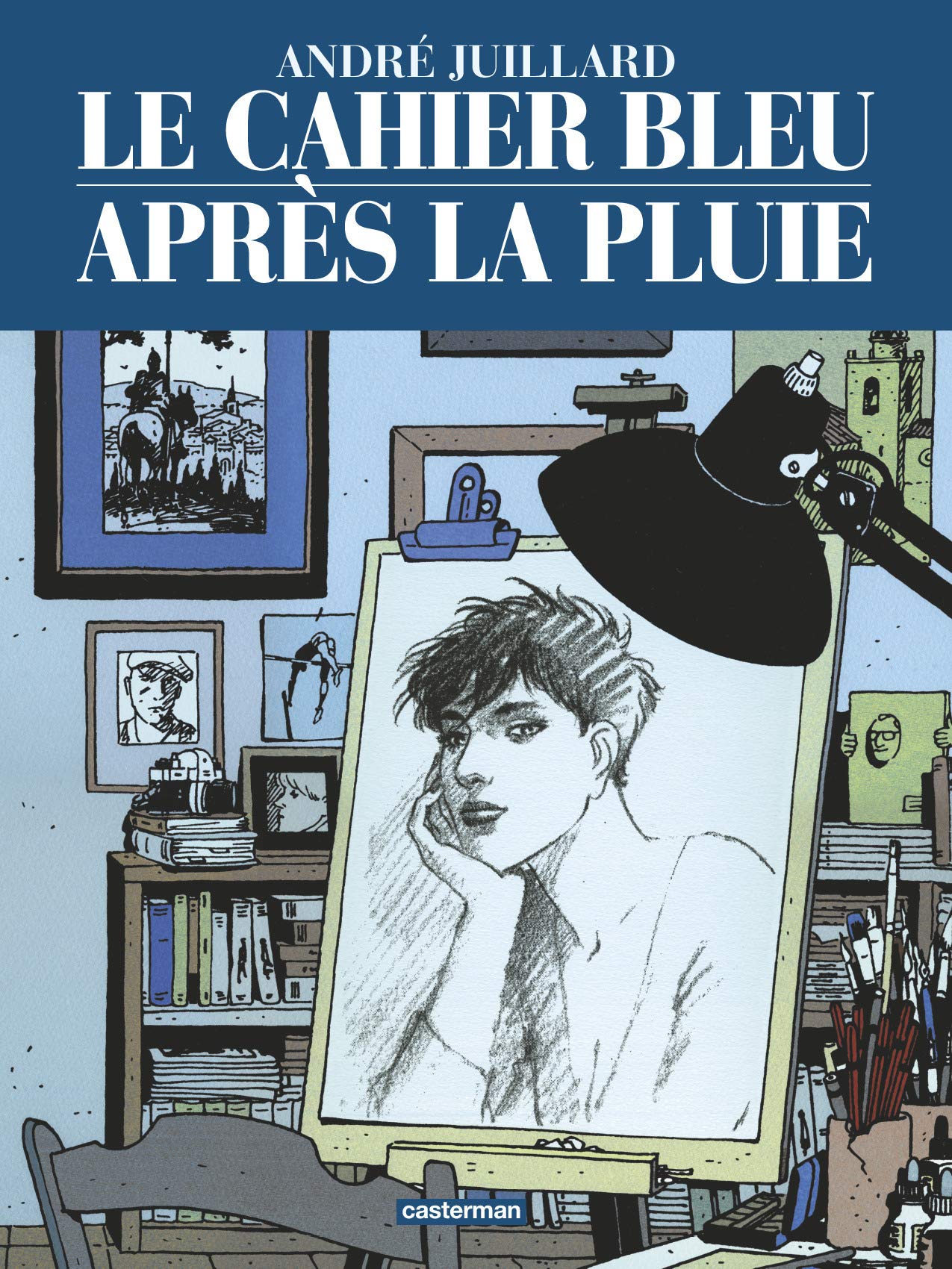 jaquette livre Le cahier bleu ; Après la pluie : Edition intégrale et dossier de 16 pages