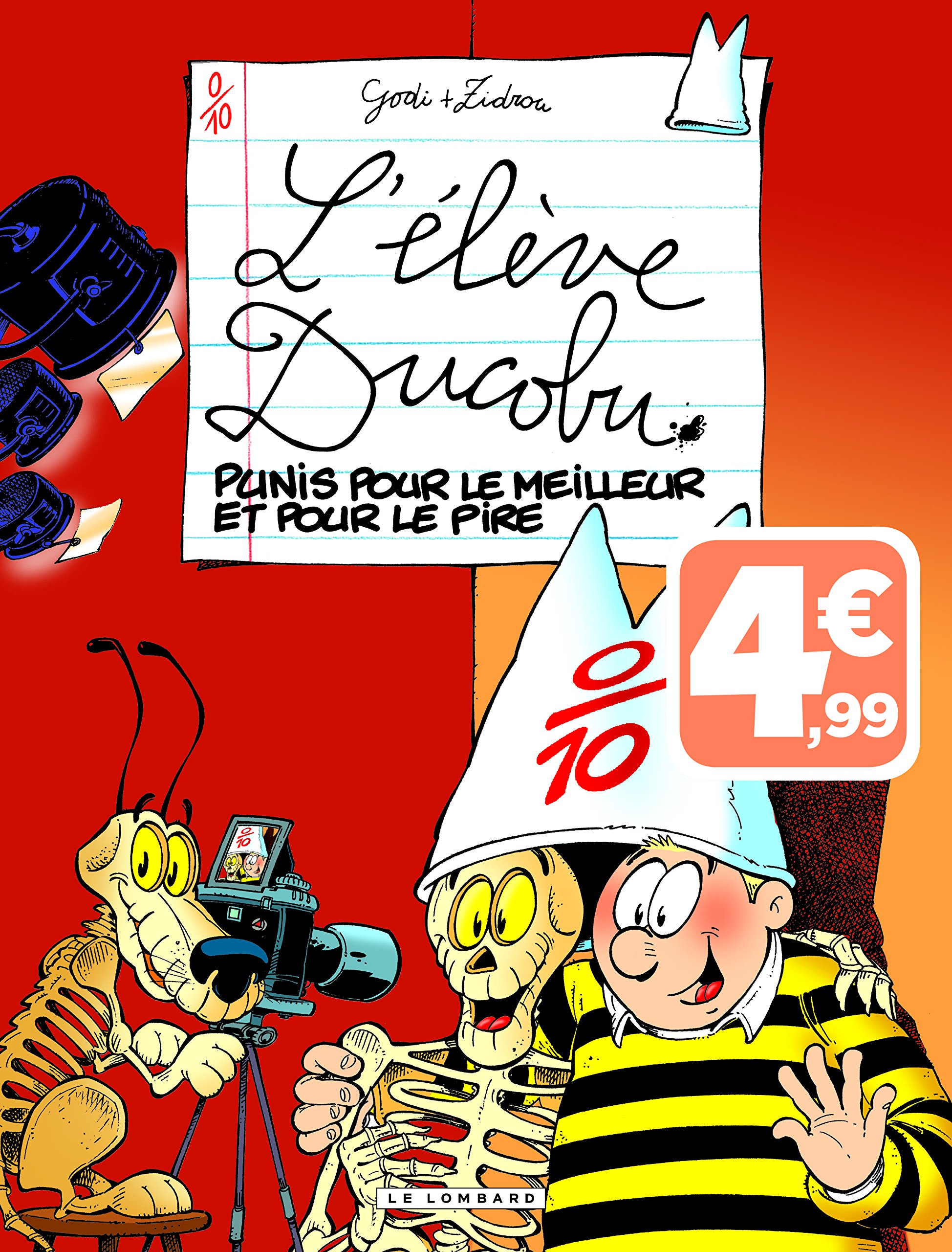 jaquette livre Ducobu  - tome 8 - Punis pour le Meilleur et pour le Pire - (INDISP 2017)