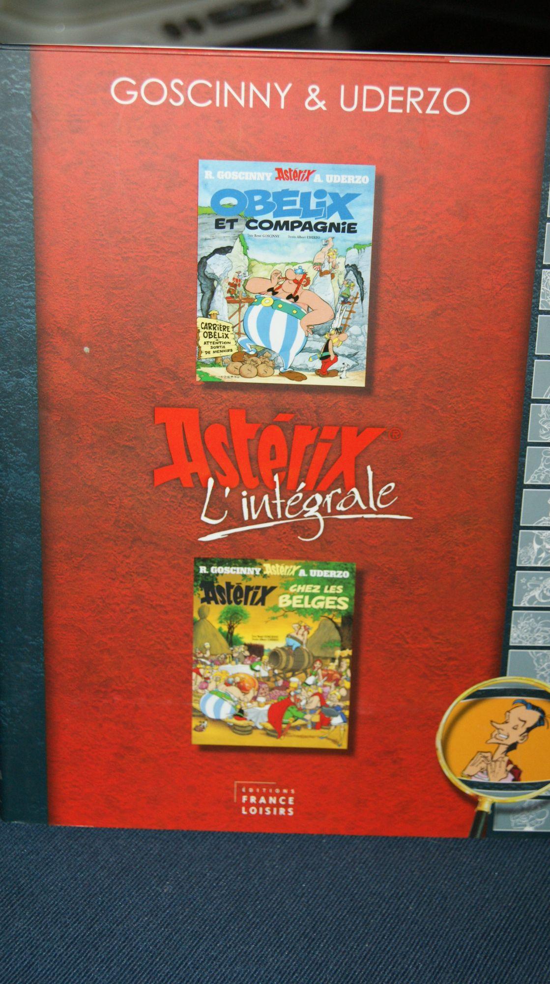jaquette livre OBELIX ET COMPAGNIE/ASTERIX CHEZ LES BELGES