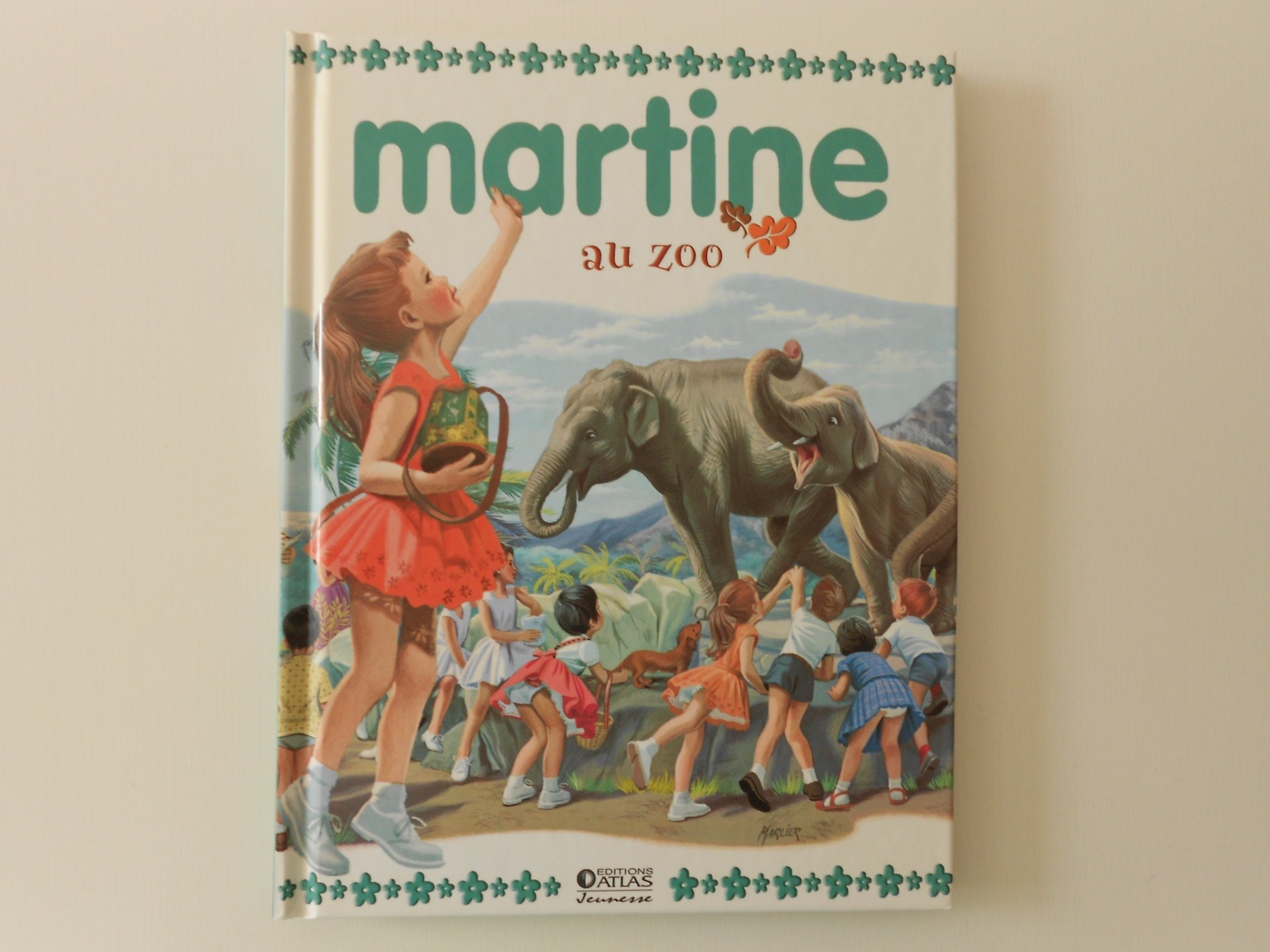 jaquette livre martine au zoo