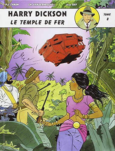 jaquette livre Harry Dickson Tome 8 - Le Temple De Fer