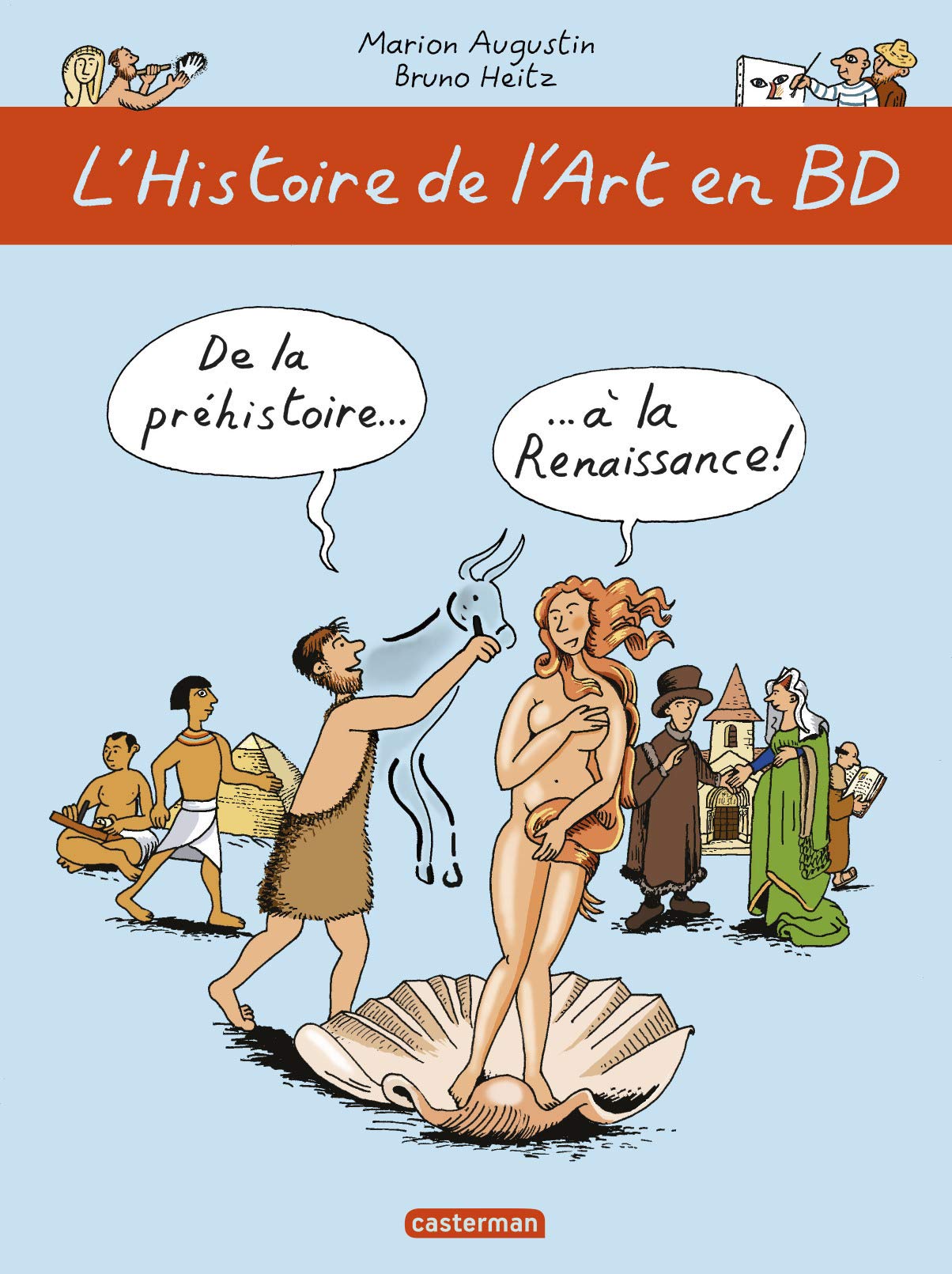 jaquette livre L'histoire de l'art en BD : Tome 1