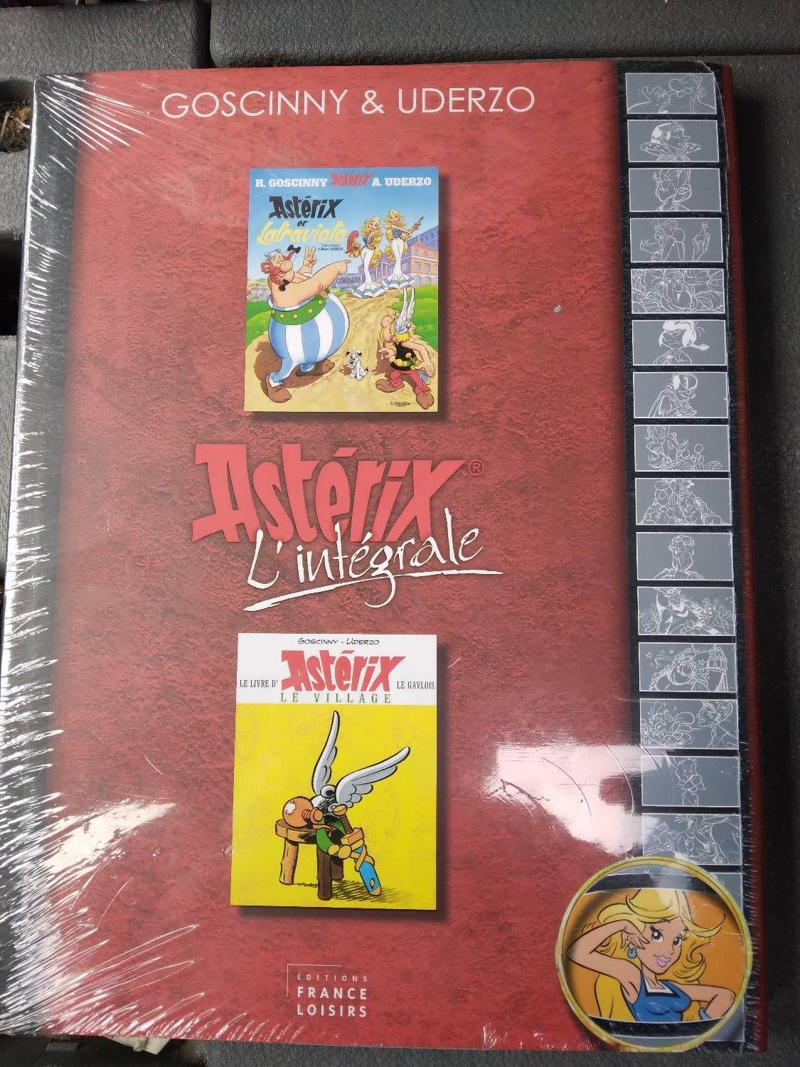 jaquette livre Asterix l integrale - asterix et la Traviata et Asterix le village