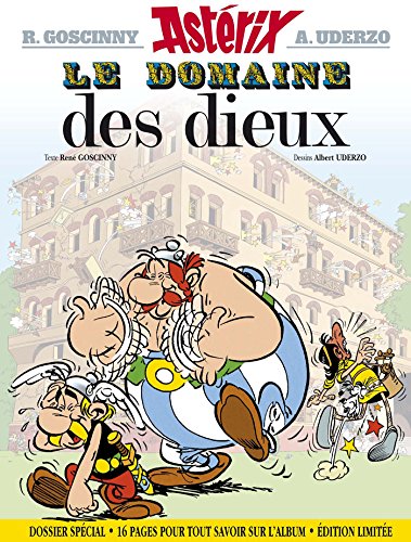 jaquette livre Astérix Tome 17 - Le Domaine Des Dieux - Avec Un Dossier Spécial De 16 Pages