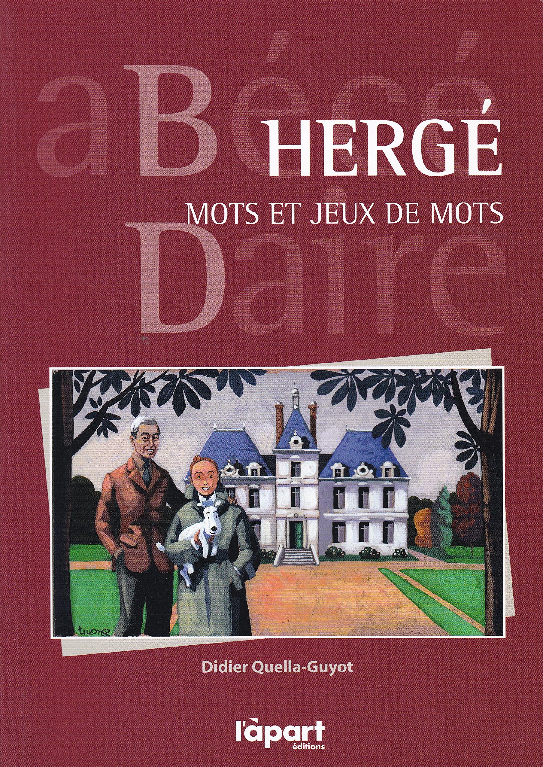 jaquette livre HERGE, MOTS ET JEUX DE MOTS