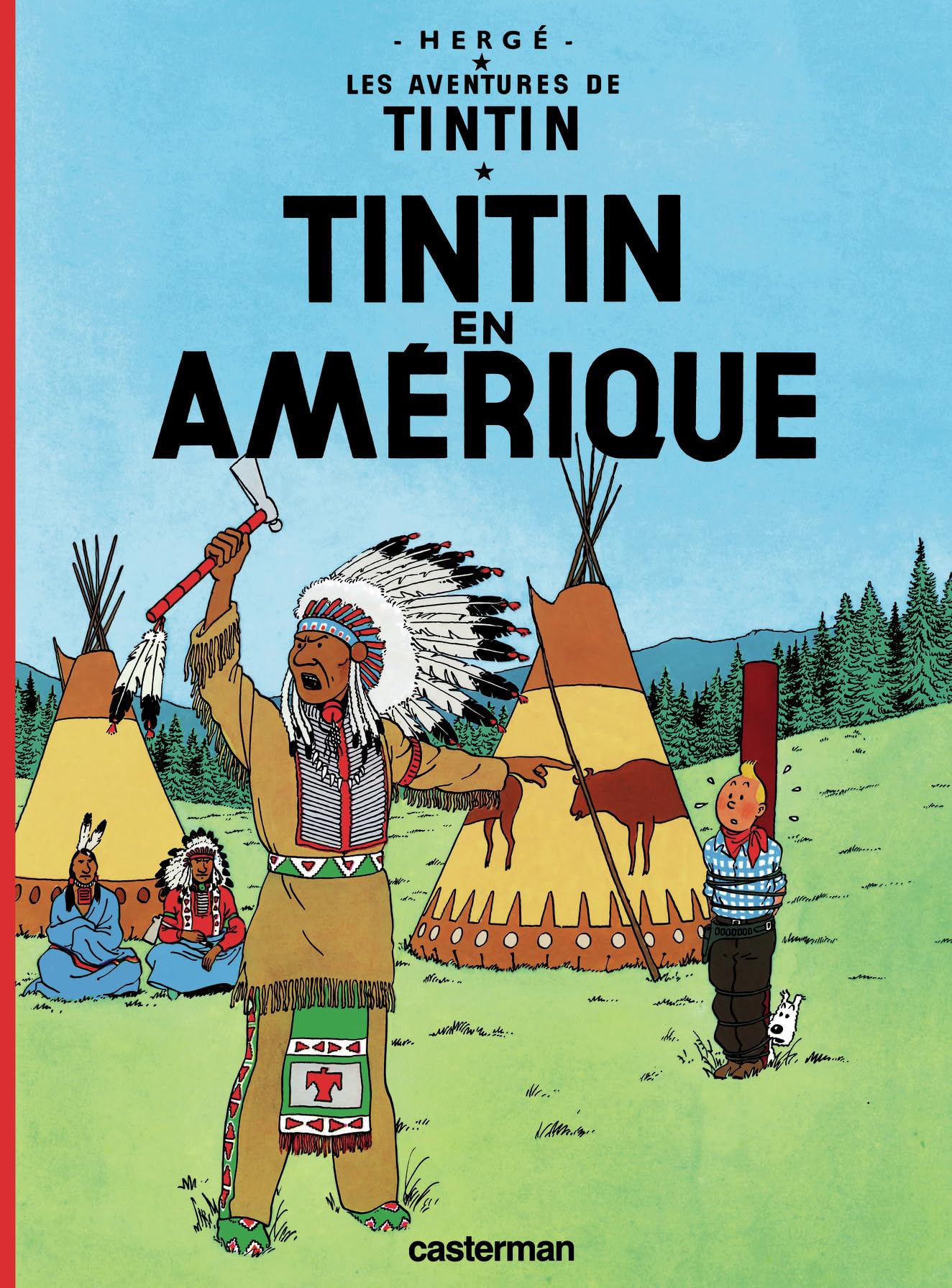 jaquette livre Tintin en Amérique