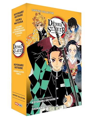jaquette livre Demon Slayer - Roman jeunesse - Coffret