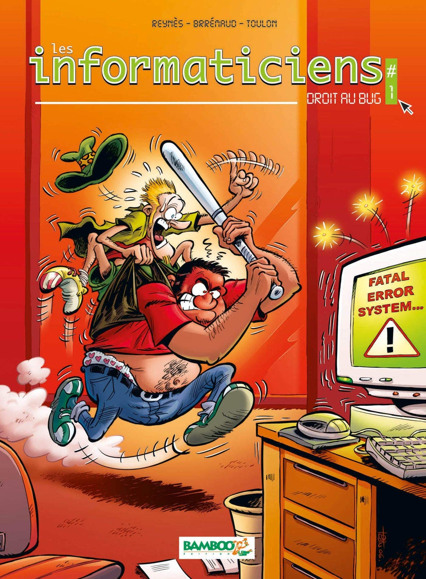 jaquette livre Les informaticiens, Tome 1 : droit au bug