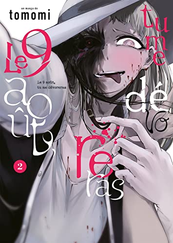 jaquette livre 9 août, tu me dévoreras (le) - Tome 2
