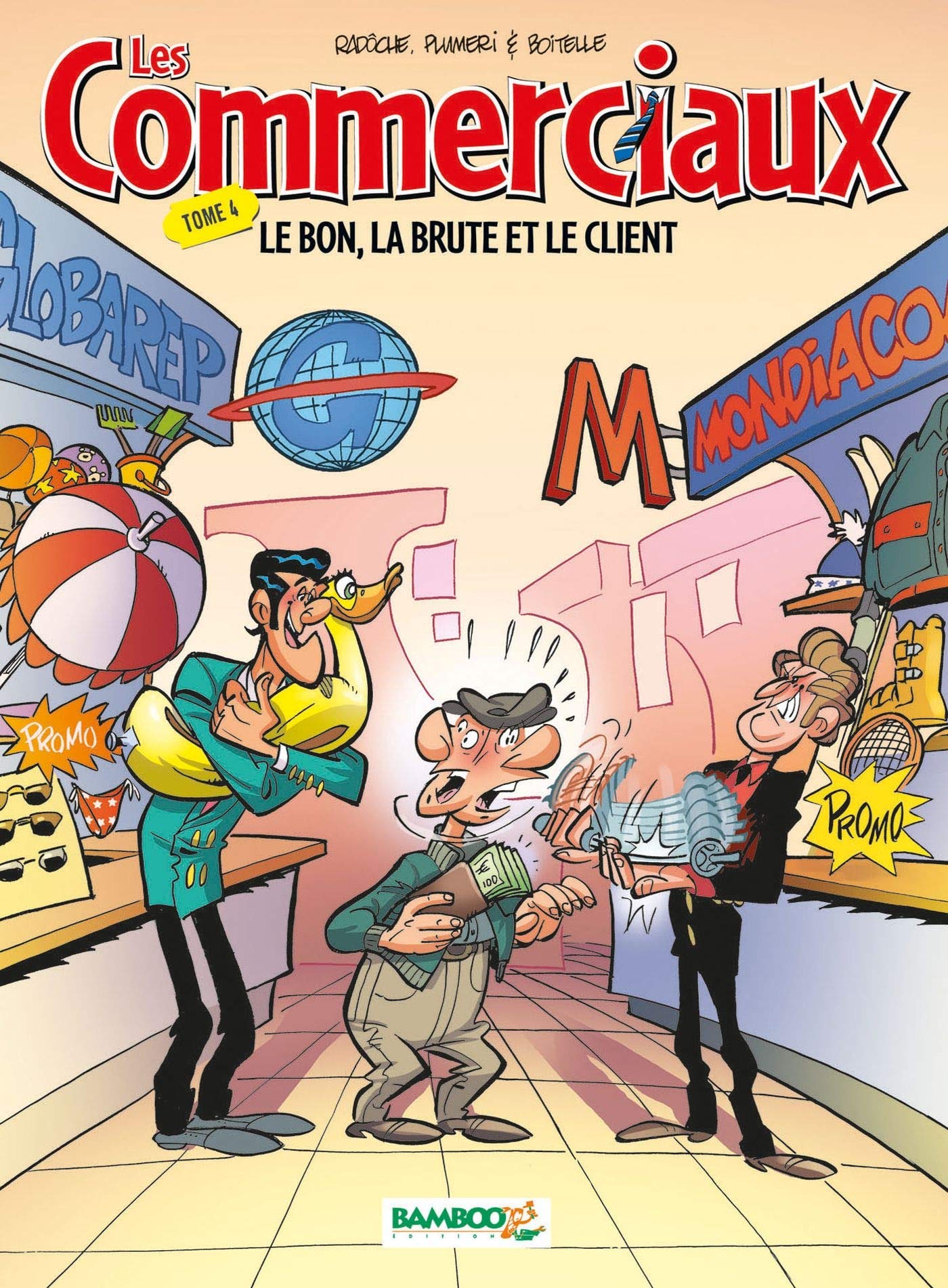 jaquette livre Les Commerciaux, Tome 4 : Le bon, la brute et le client