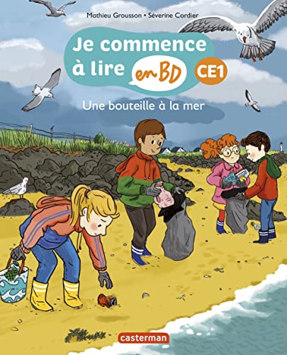 jaquette livre Je Commence À Lire En Bd - Ce1 - Une Bouteille À La Mer