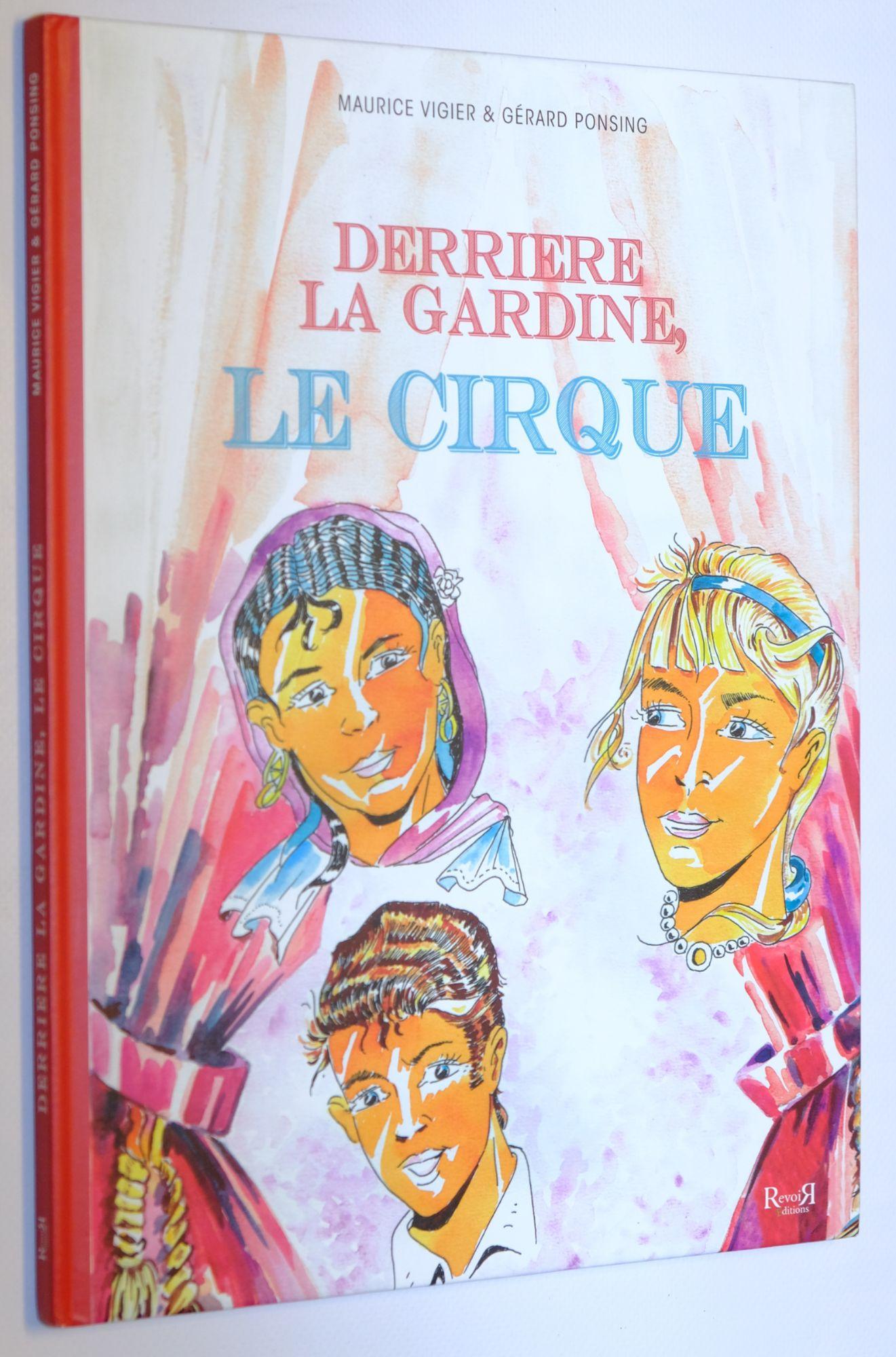 jaquette livre Derrière la Gardine, Le Cirque