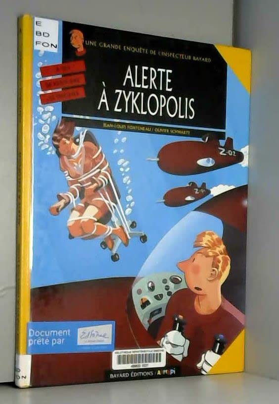 jaquette livre Les Enquêtes De L'inspecteur Bayard Tome 8 - Alerte À Zyklopolis