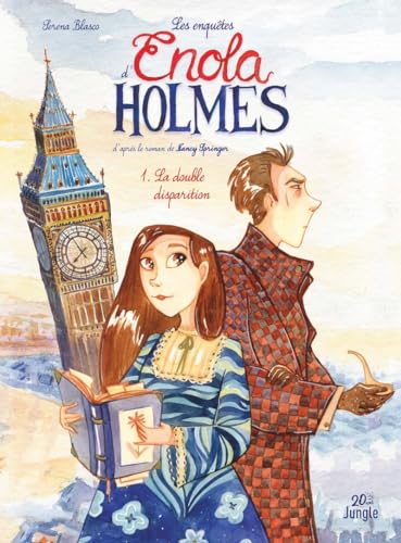 jaquette livre Les Enquêtes D'enola Holmes Tome 1 - La Double Disparition