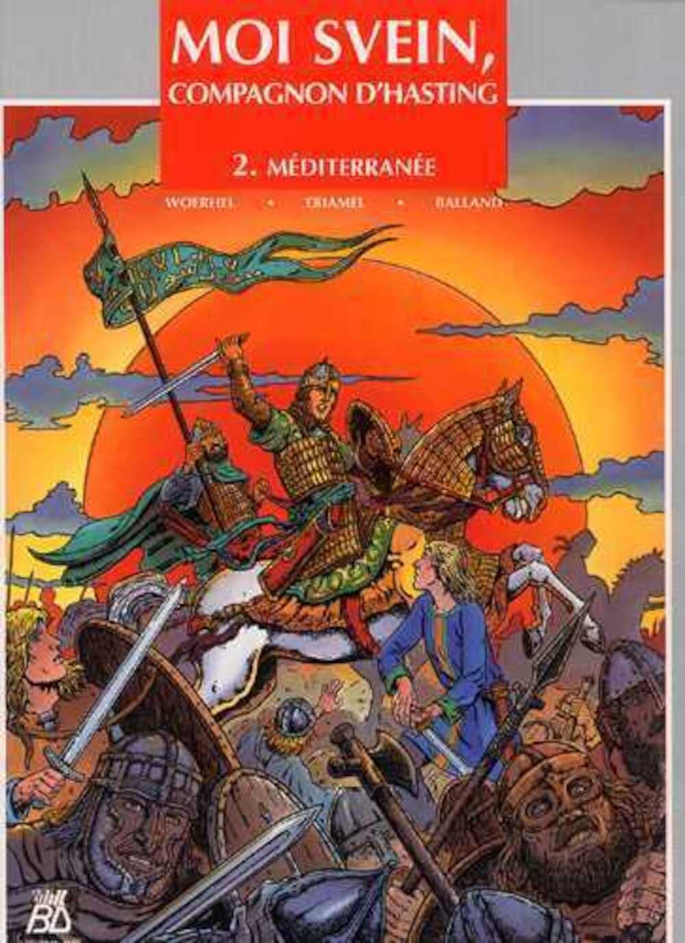 jaquette livre Moi Svein, compagnon d'Hasting, Tome 2 : Méditerranée
