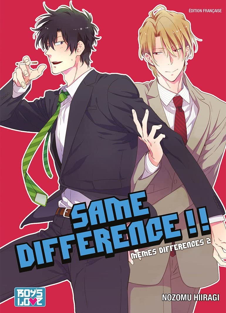 jaquette livre Same Difference - Tome 02 - Livre (Manga) - Yaoi