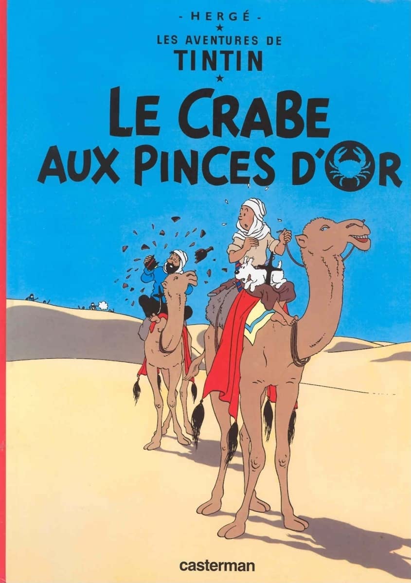 jaquette livre Les Aventures de Tintin, tome 9 : Le Crabe aux pinces d'or