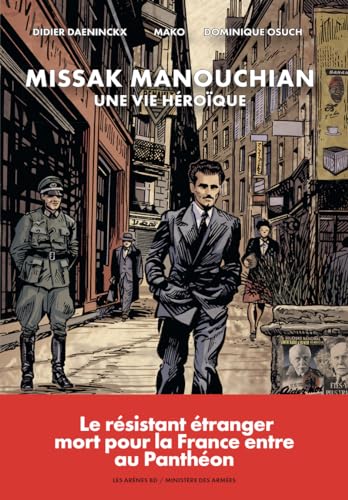 jaquette livre Missak Manouchian - Une Vie Héroïque