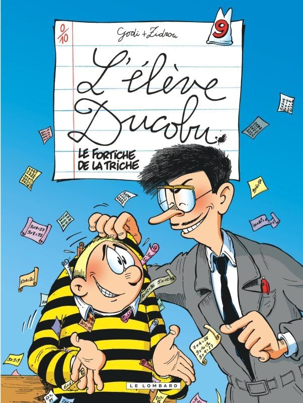 jaquette livre L'élève Ducobu Tome 9 - Le Fortiche De La Triche