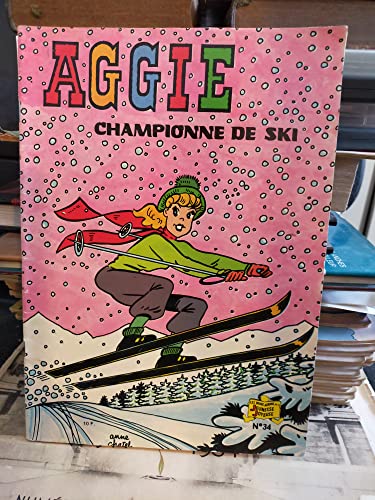 jaquette livre Aggie Championne De Ski
