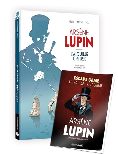jaquette livre Arsène Lupin - L'aiguille Creuse - Avec L'escape Game Le Vol De La Joconde Offert