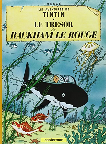 jaquette livre Les Aventures De Tintin Tome 12 - Le Trésor De Rackham Le Rouge