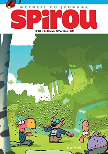 jaquette livre Recueil Spirou N°350, Du 25 Janvier Au 29 Mars 2017