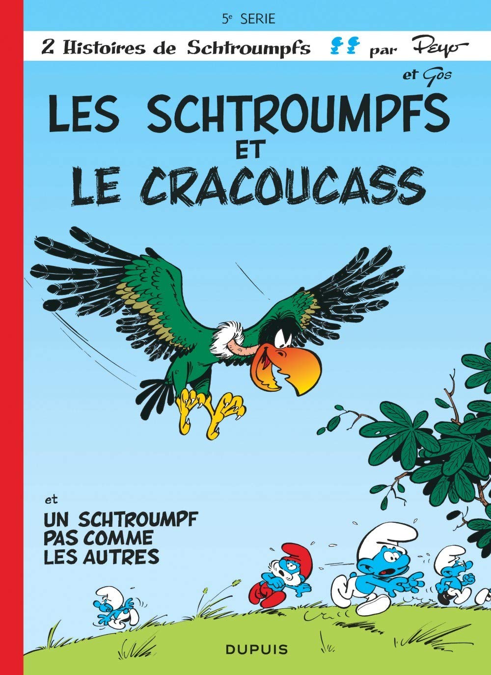 jaquette livre Les Schtroumpfs et le cracoucass, tome 5
