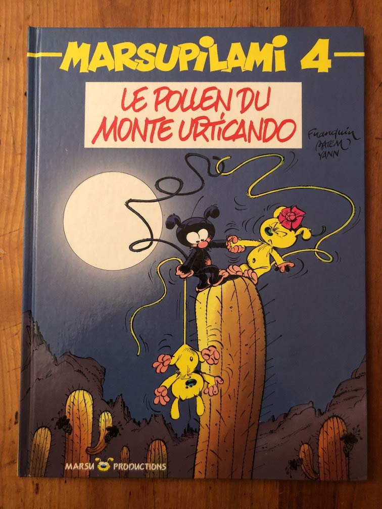 jaquette livre Le Marsupilami, tome 4 : Le Pollen du Monte Urticando