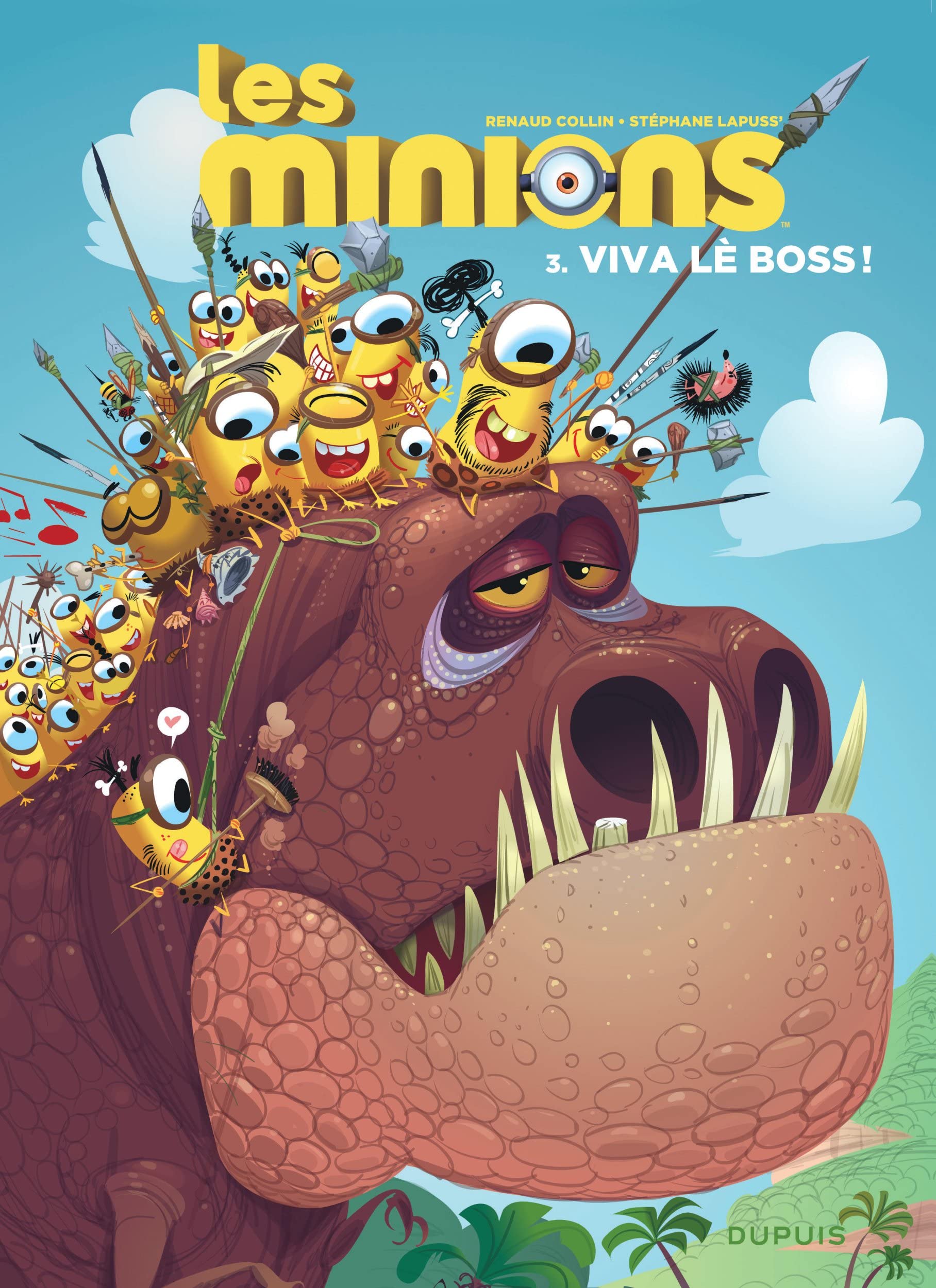 jaquette livre Les Minions, Tome 3 : Viva lè boss !