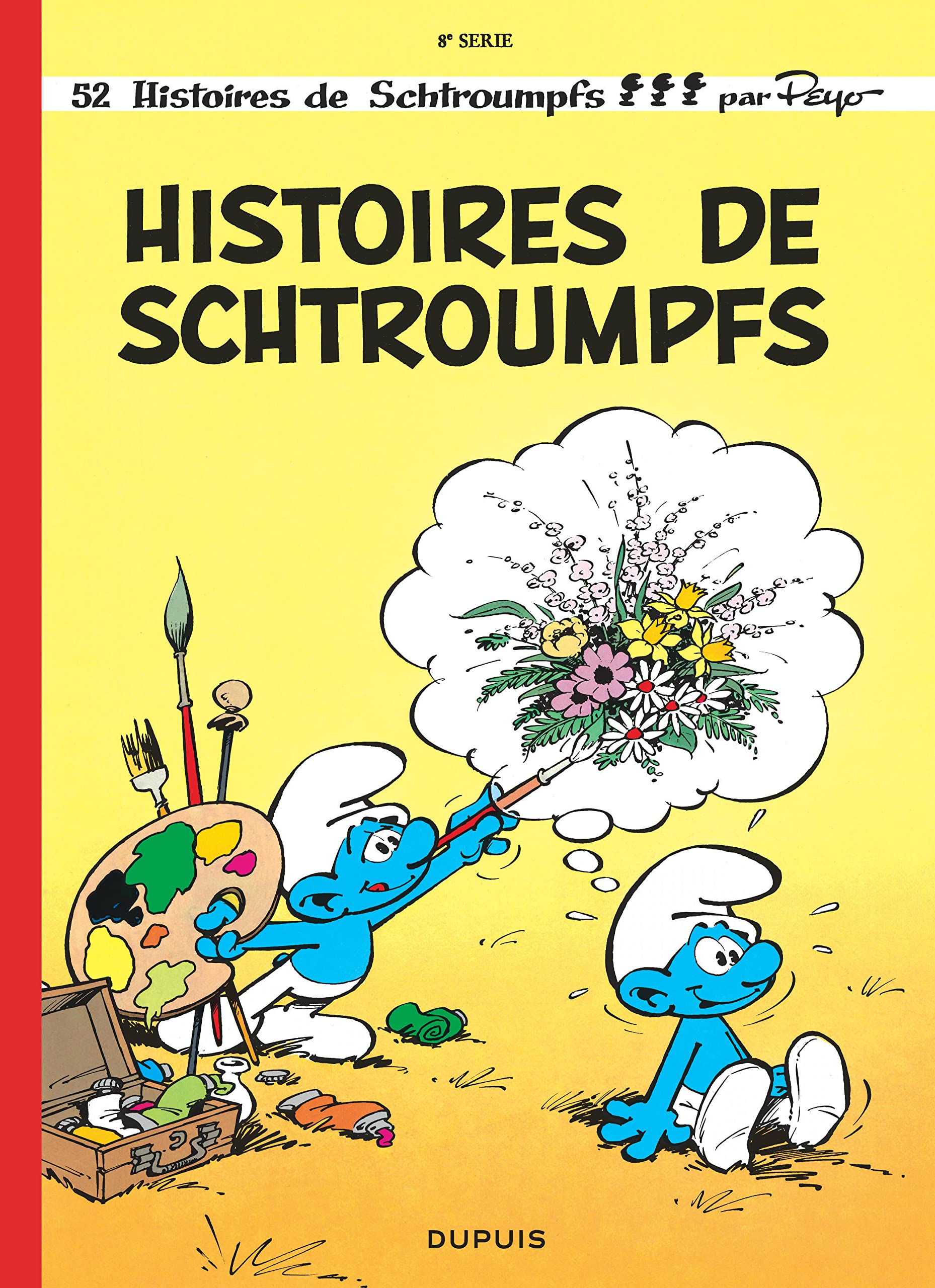 jaquette livre Histoires de Schtroumpfs, tome 8