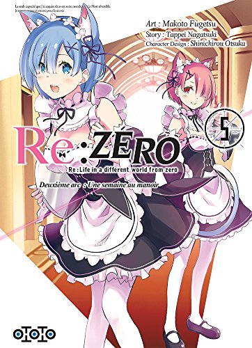 jaquette livre Re:Zero ? Deuxième Arc - Une semaine au manoir - Tome 5
