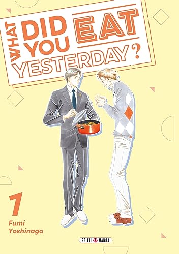 jaquette livre What did you eat yesterday? - Tome 1