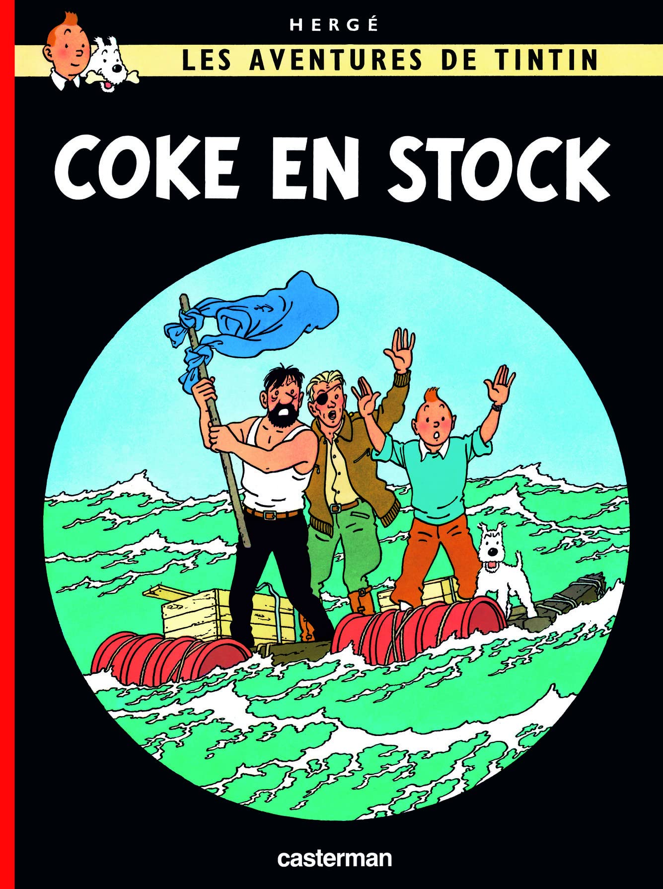 jaquette livre Les Aventures de Tintin, Tome 19 : Coke en stock