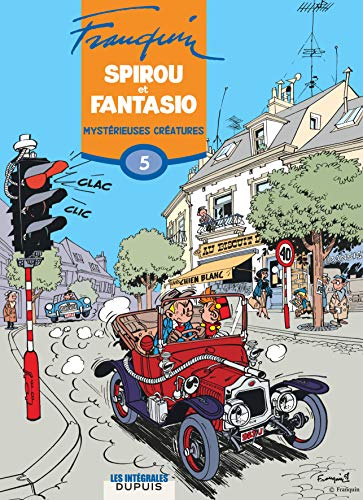 jaquette livre Spirou Et Fantasio Intégrale Tome 5 - Mystérieuses Créatures - 1956-1958