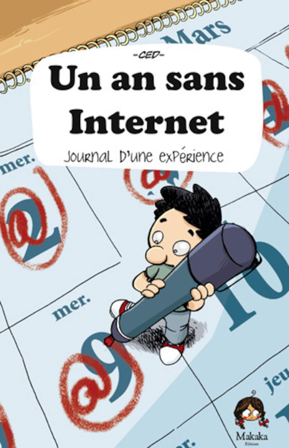 jaquette livre Un an sans internet journal d'une expérience
