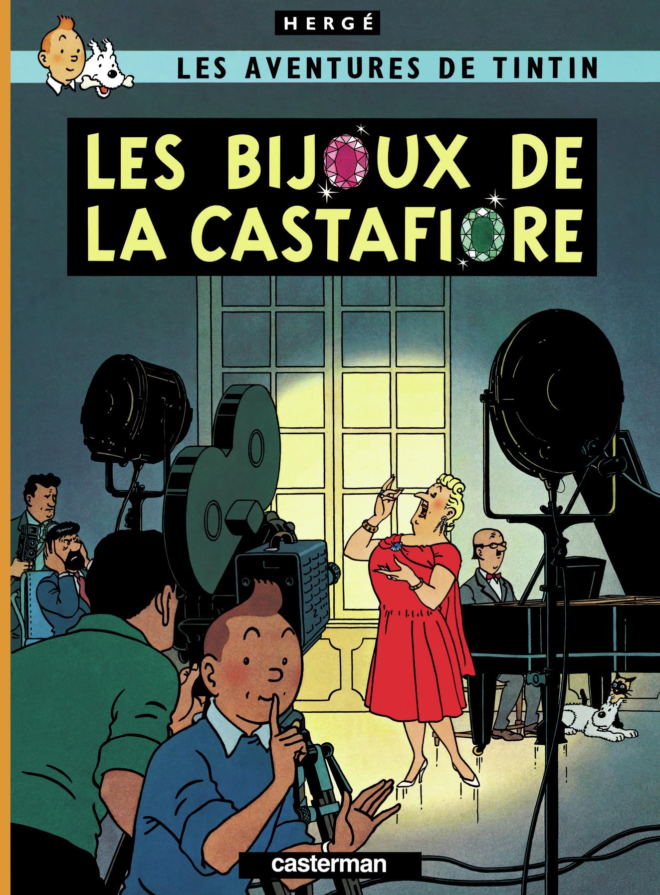 jaquette livre Les bijoux de la Castafiore