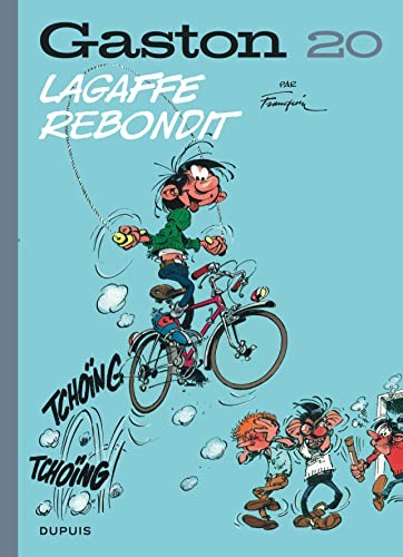 jaquette livre Gaston Tome 20 - Lagaffe Rebondit