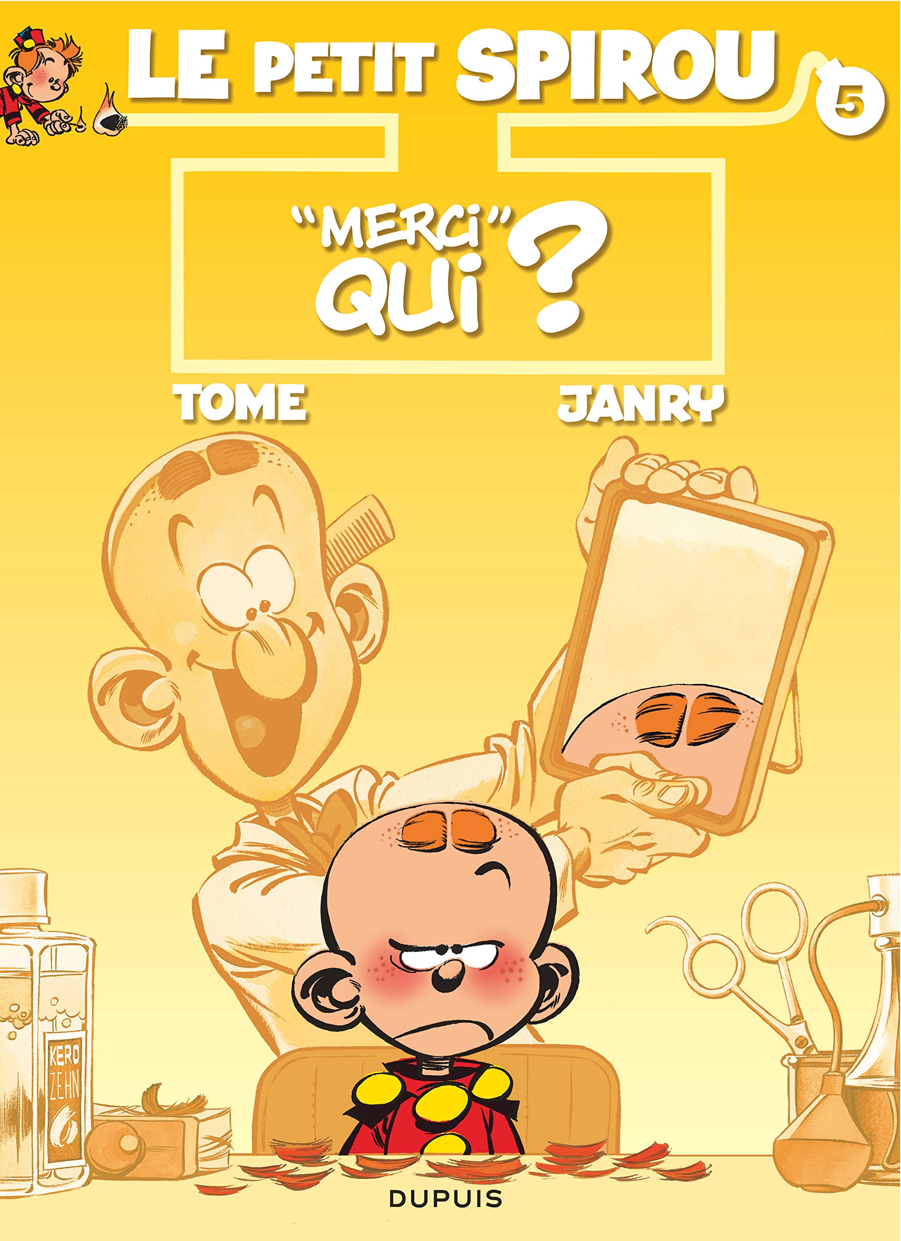 jaquette livre Le Petit Spirou, tome 5 : Merci qui ?