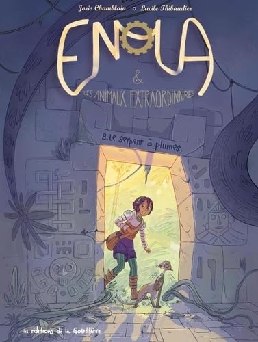 jaquette livre Enola Et Les Animaux Extraordinaires Tome 8 - Le Serpent À Plumes