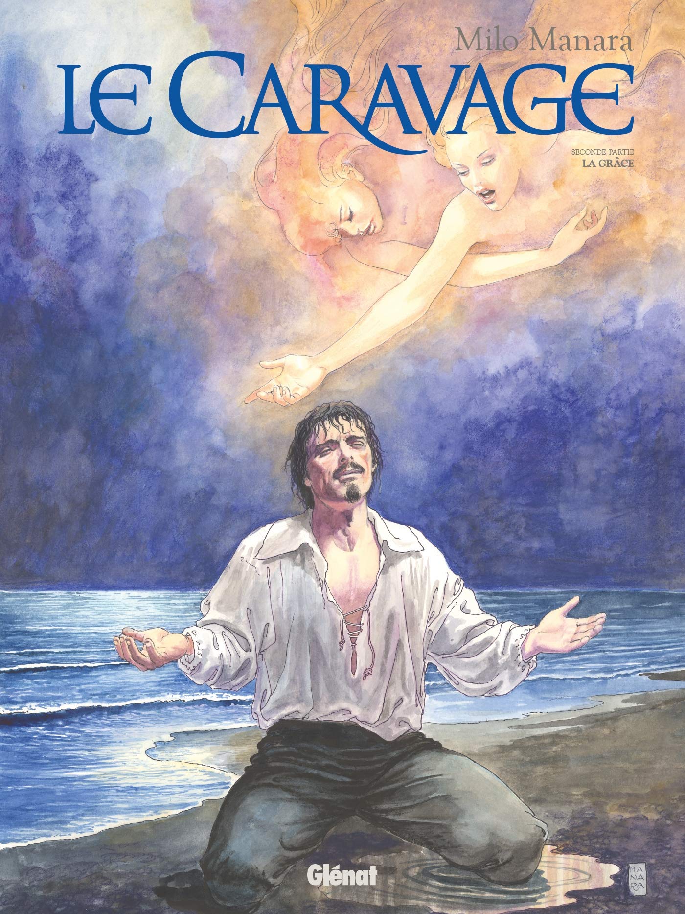 jaquette livre Le Caravage - Tome 02: La Grâce