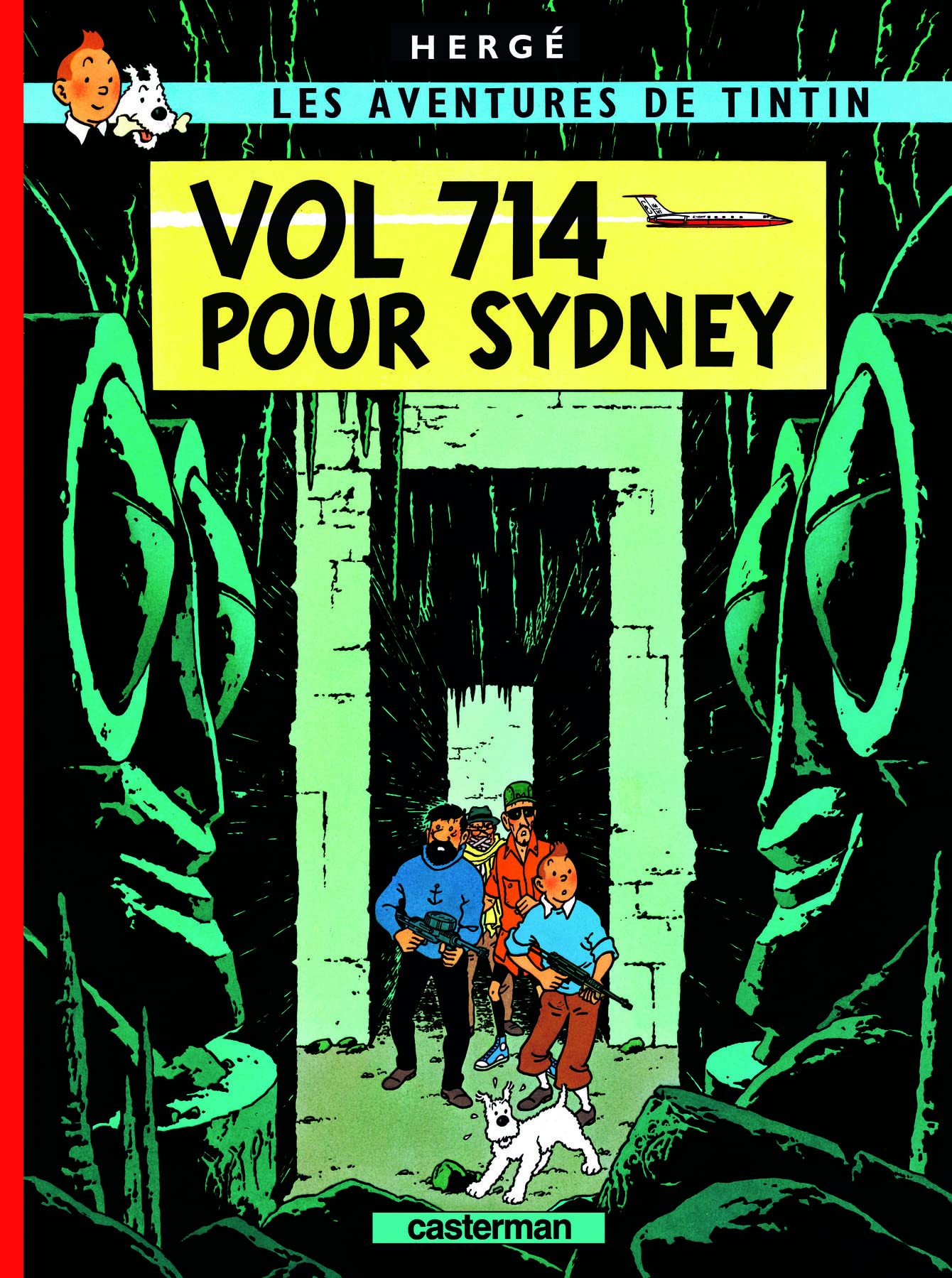 jaquette livre Les Aventures de Tintin, Tome 22 : Vol 714 pour Sydney