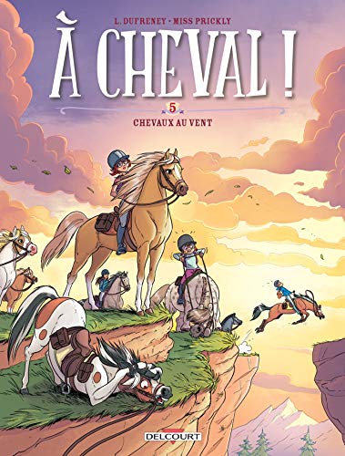 jaquette livre A Cheval ! Tome 5 - Chevaux Aux Vents