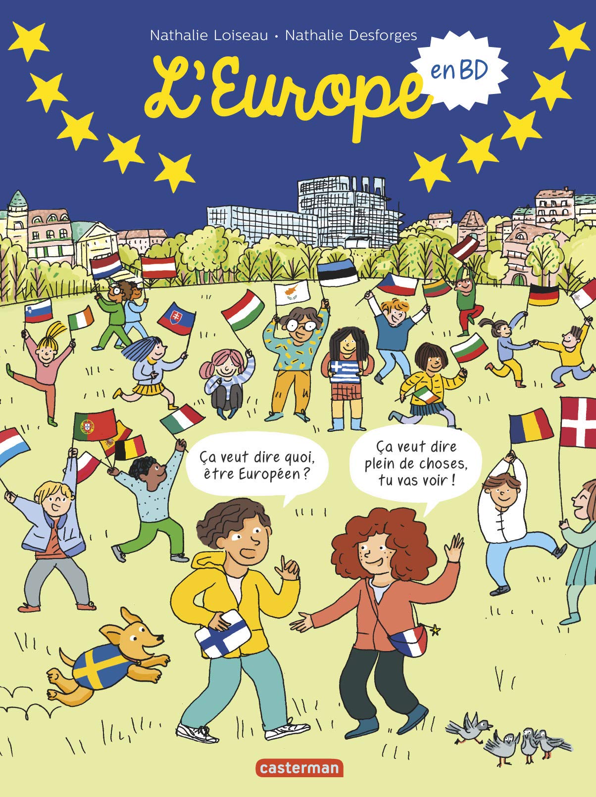 jaquette livre L'Europe en BD