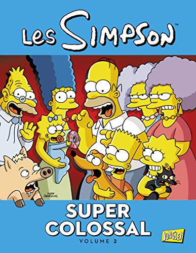 jaquette livre Les Simpson - Super Colossal Tome 2