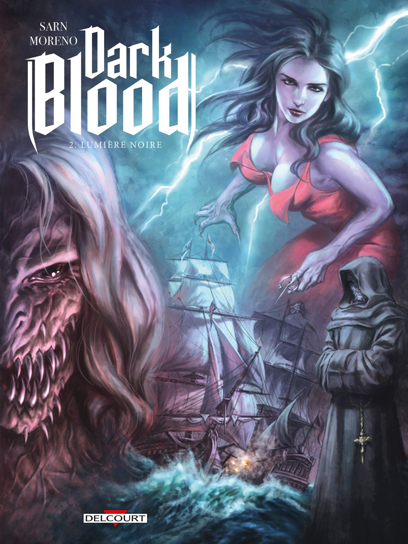jaquette livre Dark Blood T02. Lumière noire