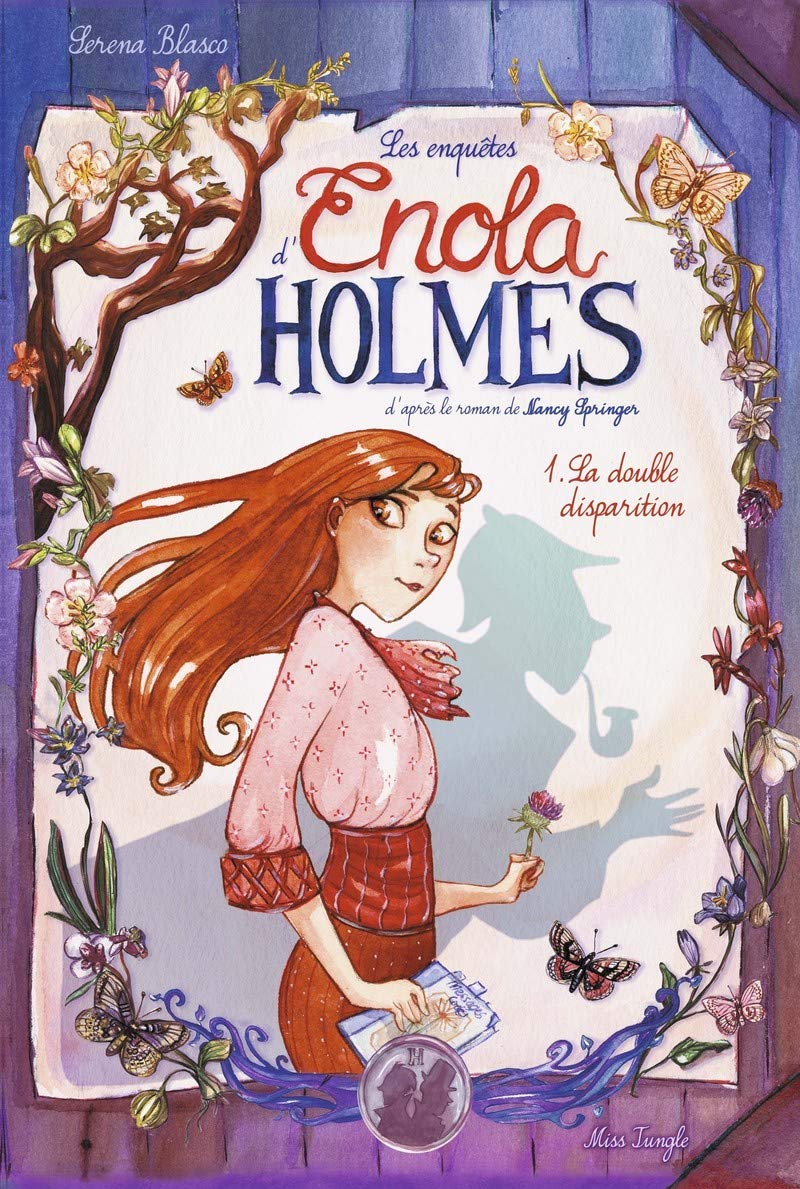 jaquette livre Enola Holmes T1 : double disparition
