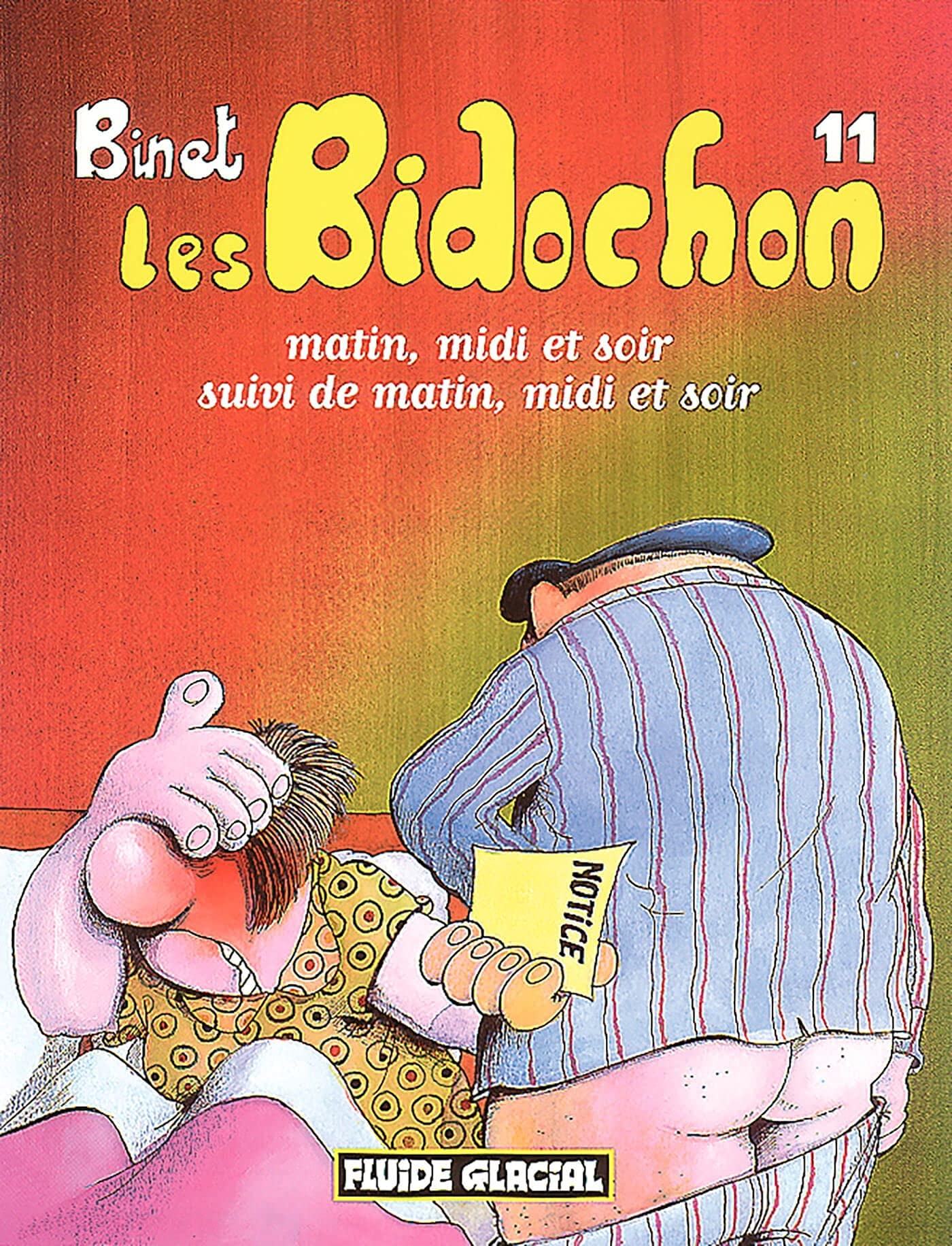 jaquette livre Les Bidochon, tome 11 : Matin, midi et soir