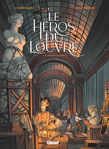 jaquette livre Le Héros Du Louvre Tome 1 - La Joconde A Le Sourire