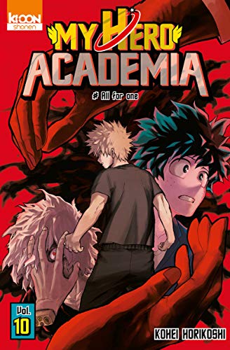 jaquette livre My Hero Academia - Tome 10 : All for one